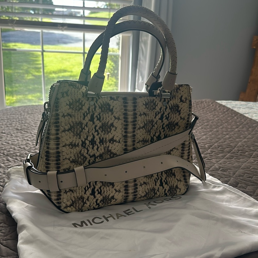 Michael Kors snakeskin bag